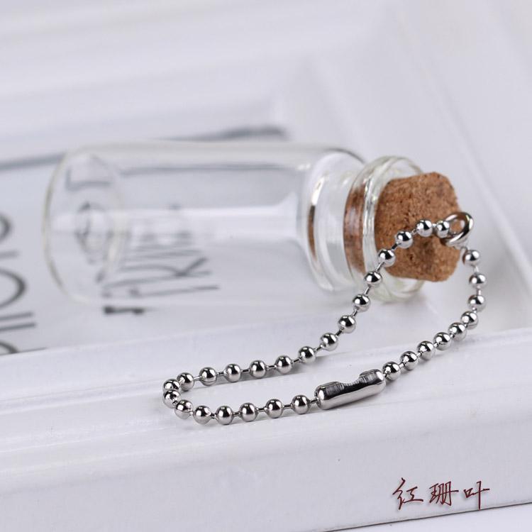 2.4mm stainless steel bead chain ball chain bead necklace tag chain diy jewelry accessories anti-theft chain