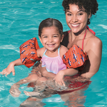 Bestway shark wrap thickened children swimming ring baby inflatable water sleeve baby non-grinding skin arm ring