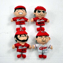 Japan NPB Hiroshima Toyo Carp baseball softball doll plush toy