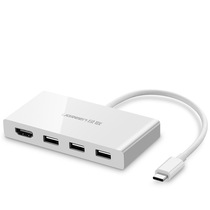 Green lianet 3 docking station expansion type-c Adapter HDMI network card VGA splitter hub converter USB