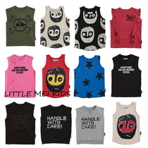 2021 New nu same summer men and women childrens vest sleeveless casual childrens T-shirt cotton baby thin