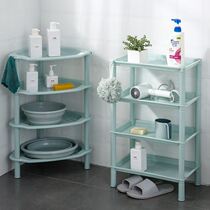 Washbasin shelf basin toilet rack floor-standing household tripod wash toilet rack plastic storage bathroom