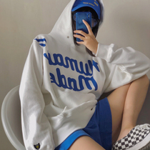 HUMAN MADE 21SS chest letter loose hooded sweater male Fei Dong same couple hoodie coat coat women