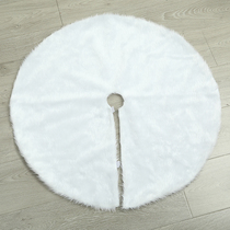 Christmas tree carpet tree skirt apron fence under Christmas tree blanket round base cloth cushion skirt foot cover decoration