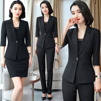 Summer Career Wear Suite in Small Suite Suite Message Interview Costume Hotel Jewelry Shop Worksuit
