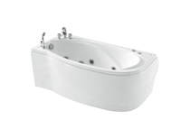 Square bathtub acrylic embedded home double couple independent surfing massage heated hotel bath basin