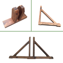 Wooden foot accessories carbonized anticorrosive wood fence flower stand wooden fence fence mesh accessories mesh foot base