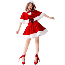 Real Beats 2020 New Christmas Clothing Outlet Foreign Trade Sashimi Short Skirts Fur Christmas Rag Bandages Stage Dress