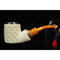 Brand new Turkish master SEBECI new flower basket cavity air chamber sepiolite pipe premium material D73