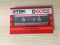 TDK D60 Audio Tape Blank Tape Cassette High Quality Audio Tape 82 Edition 90 Minute Repeater Tape