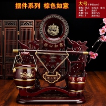 Wedding room Chinese retro moving red bucket is desirable for the wedding three sets of marriage dowry children and grandchildren barrels wedding ornaments
