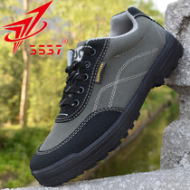 3537 Climbing Shoes Hiking shoes Breathable Outdoor Shoes Emancipation Shoes Men Labor Sails Cloth Shoes Cross-country Working Shoes New