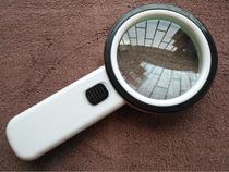  30x HD magnifying glass with 12 LED lights Handheld double optical glass lens magnifying glass 90 models