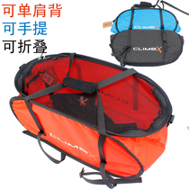 Climb X Rope bucket portable Rope frame foldable climbing Rope basket mountaineering Rope bag