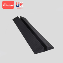 Kidsdad child safety door guardrail guide piece anti-kick foot reinforcement (default black)