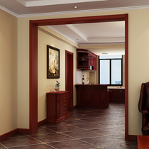 Zhanzhi Tianhua wooden door paint-free pass panel all house Ya door set custom set bag mouth WL-YK prepaid