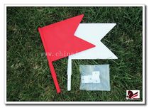 Ruiz equestrian equipment direction pennant small flag red and white flag plastic factory direct sales and many concessions