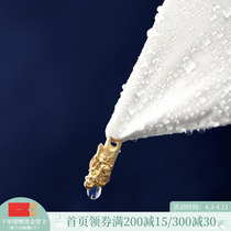Forbidden City Naughty Stars River Night White Sunny and Rain-use Umbrella State Tide China Wind Sun Protection Anti-Ultraviolet Beach Umbrellas