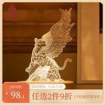 Forbidden City Taobao Cultural and Creative Beast Acrylic LED Night Light Bedroom Sleep Light Creative Gift Official Flagship Store