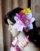 Hawaiian performance clothing accessories Hula hair accessories Head flower accessories Beach headdress Hair Accessories