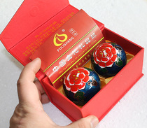 Baoding Iron Ball Rogue League with the same cloisonne health care golfer play ball fitness ball Mothers Day Mid-Autumn Festival gift