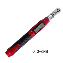 Taiwan original imported Mini torque wrench miniature digital display torque torque wrench 0 3-6NM ratchet