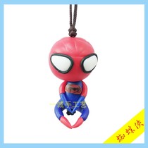 Soft pottery mobile phone chain Handmade jewelry Big pendant Creative gift Jinzhou factory supply Spiderman