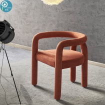 Simply modern designer Artistic Creative Bending Rock Curved Armchair Living Room Leisure Chair