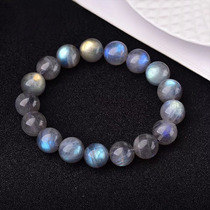 Huang Mei Nan Zucai Buddha Bead Handset Gray Moonlight Stone Hand Bead Jewelry