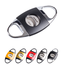 Monsoon cigar knife stainless steel metal Cigar scissors double-edged portable with Cigar scissors special tool portable