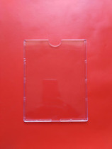 7 inch job card slot transparent double single layer acrylic wall box slot card slot insert carton A4A3 photo insert box