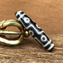 Natural Tibetan Tianzhu Tibetan nine-eyed Tianzhu genuine to pure agate chalcedony pulp oil weathering