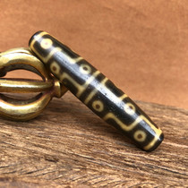 Tibetan Tianzhu Tibetan tradition Eighteen-eyed Tianzhu genuine to pure agate chalcedony package pulp oil weathering clear