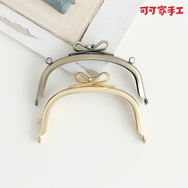 10 10 5cm arched butterfly knot headless screw mouth gold lip gold bag accessories