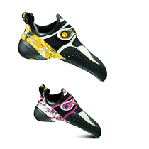 la sportiva classic competitive rock climbing difficulty climbing shoes solution yellow maple purple maple