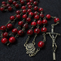 In the main factory direct sales rosary rosary ancient bronze retro church prayer gospel holy objects