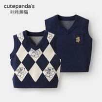 Baby Clothing College Wind horse vest autumn boom boom Y7775