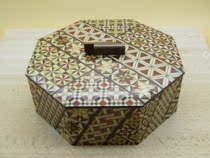 Japan direct mail Wood fine work storage box jewelry box wooden box tea cabinet tea set ring small object storage box 03