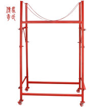 Mars Legend 24 inch vertical drum drum rack War drum iron drum rack Flat drum rack Red folding universal wheel drum rack