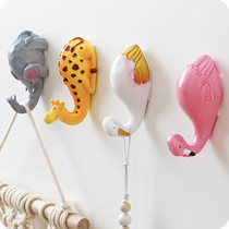 Eurostyle Cute Animal Powerful Sticky Hook Decoration Hook Individuality Entrance Door Free To Punch Without Mark Hook Creative Home