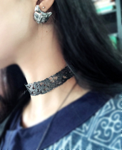 More than 99 silver hollow CHOKER spring deep (customized) X 20
