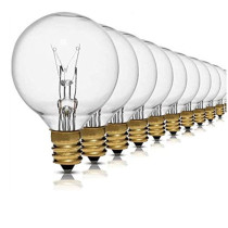 G40 bulb E12 small screw 7W decorative colorful transparent tungsten bubble 220V retro warm white clear glass round bubble