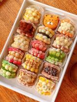 Low Sweet Korean Style Shells Macaron Dessert Fatka Dragon Gift Boxes Afternoon Tea Gifts Multi-Taste Self Selection