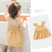 Amila Ah Mi la childrens clothing baby girl baby summer 2021 new style camisole princess dress