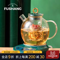Multifunctional health glass kettle 1 person boiled tea cup office mini boiled water Cup electric cup glass tea pot