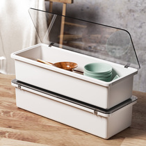 Tea Cup storage box tea set drain rack bag rack placed Tea Teapot dust box pot water filter storage box finishing