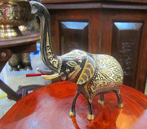 Indo-Pakistani bronze elephant handicrafts Indo-Pakistani style special offer 15cm