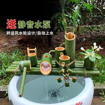 Round fish tank filter three-in-one water purification cycle ceramic round water tank stool suction filter box lotus tank fish basin oxygenation