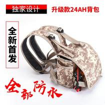 Backpack 12v inverter 24 45 head booster Lithium battery special thickness waterproof shoulder bag