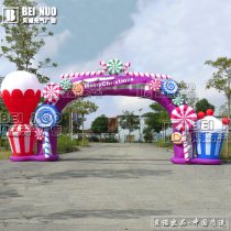 Inflatable Candy Ice Cream Cartoon Arches Christmas Children Theme Park Commercial Advertising Customized Beauty Chen Gas Molds